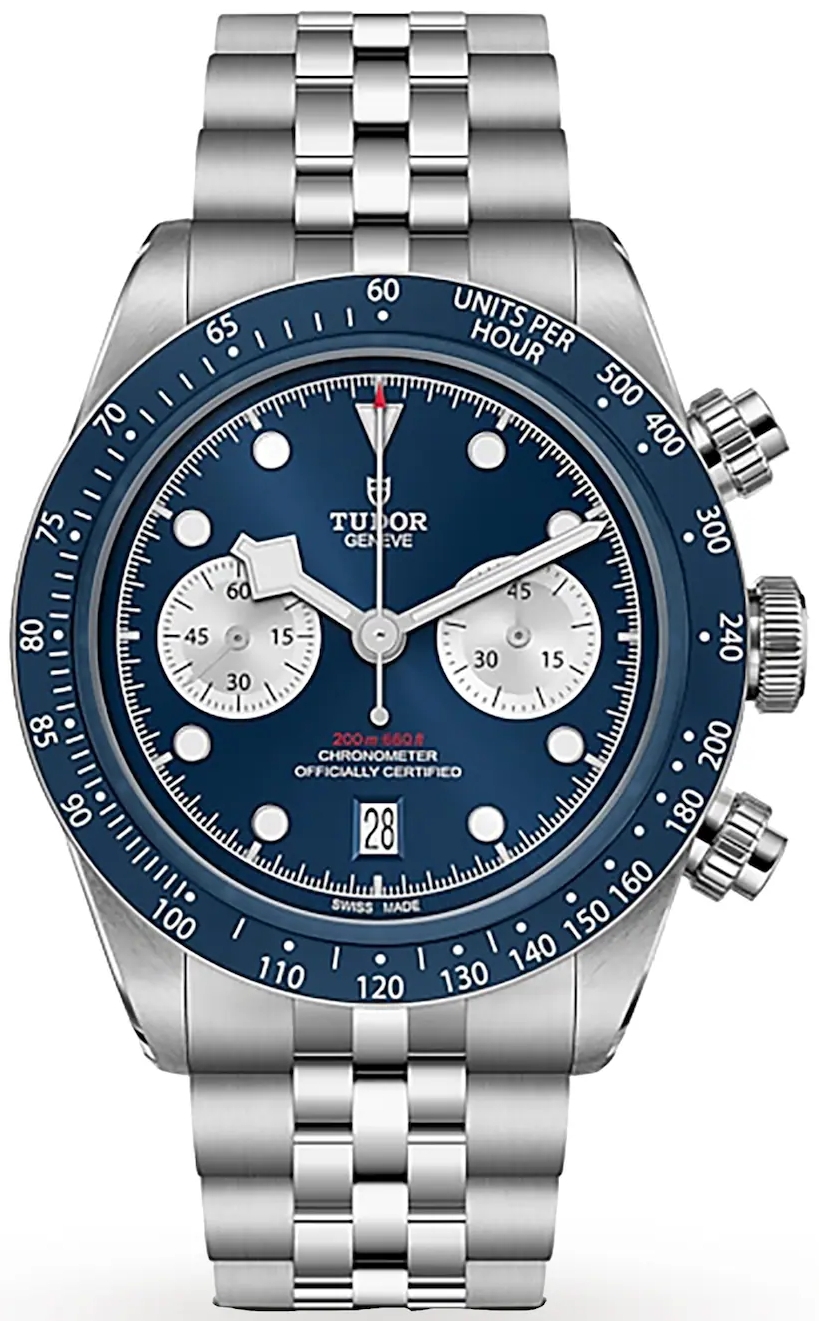 Tudor Miesten kello M79360B-0002 Black Bay Chrono Sininen/Teräs Ø41