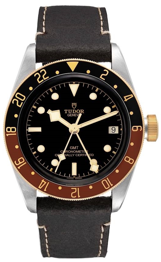 Tudor M79833MN-0003 Black Bay GMT Musta/Nahka Ø41 mm