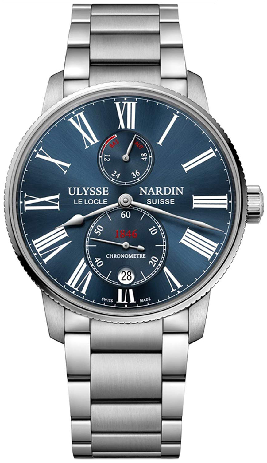 Ulysse Nardin Miesten kello 1183-310-7M-43 Marine Collection