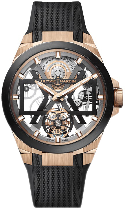 Ulysse Nardin Miesten kello 1725-400-3A-02 Blast Luurankokello/Kumi