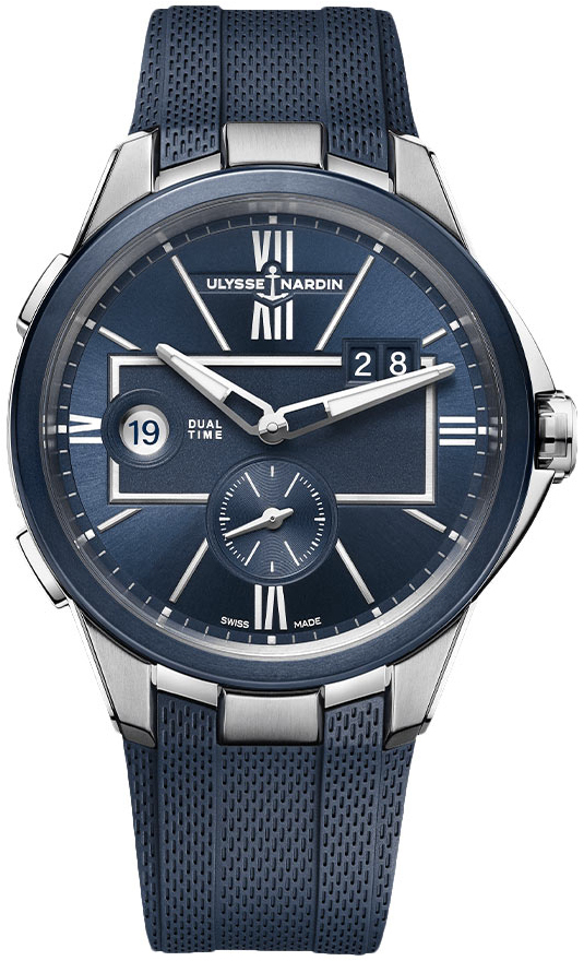 Ulysse Nardin Miesten kello 243-20-3-43 Blast Sininen/Kumi Ø42 mm