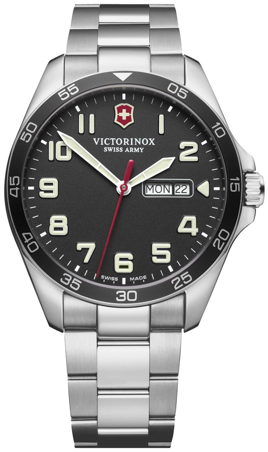 Victorinox Miesten kello 241849 Musta/Teräs Ø42 mm