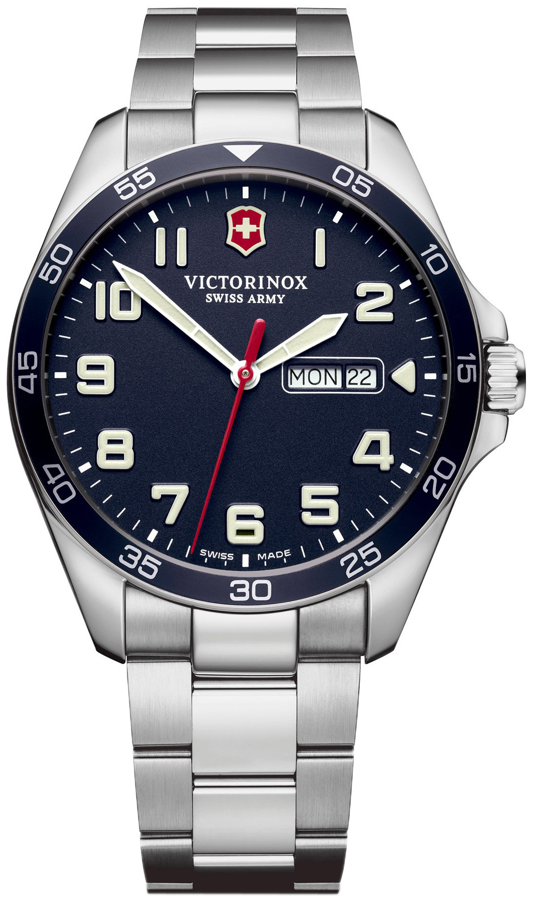 Victorinox Miesten kello 241851 Sininen/Teräs Ø42 mm