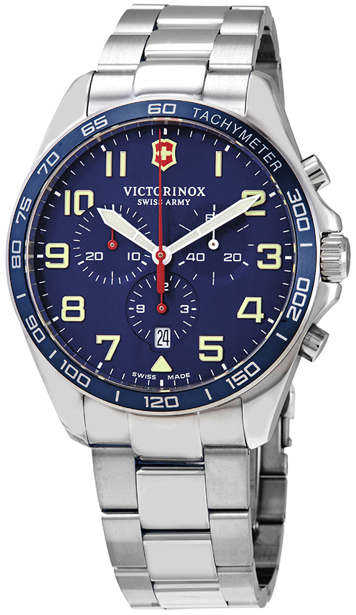 Victorinox Miesten kello 241857 Sininen/Teräs Ø42 mm