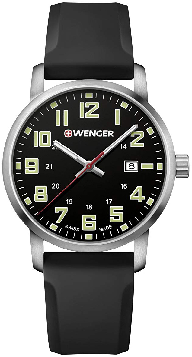 Wenger 99999 Miesten kello 01.1641.110 Musta/Kumi Ø42 mm