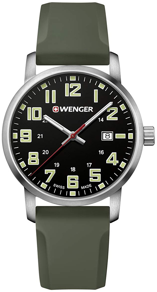 Wenger 99999 Miesten kello 01.1641.112 Musta/Kumi Ø42 mm