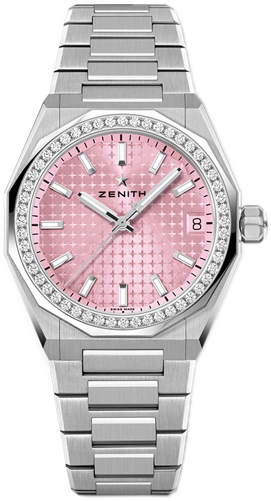 Zenith Naisten kello 16.9400.670-18.I001 Defy Skyline Pinkki/Teräs