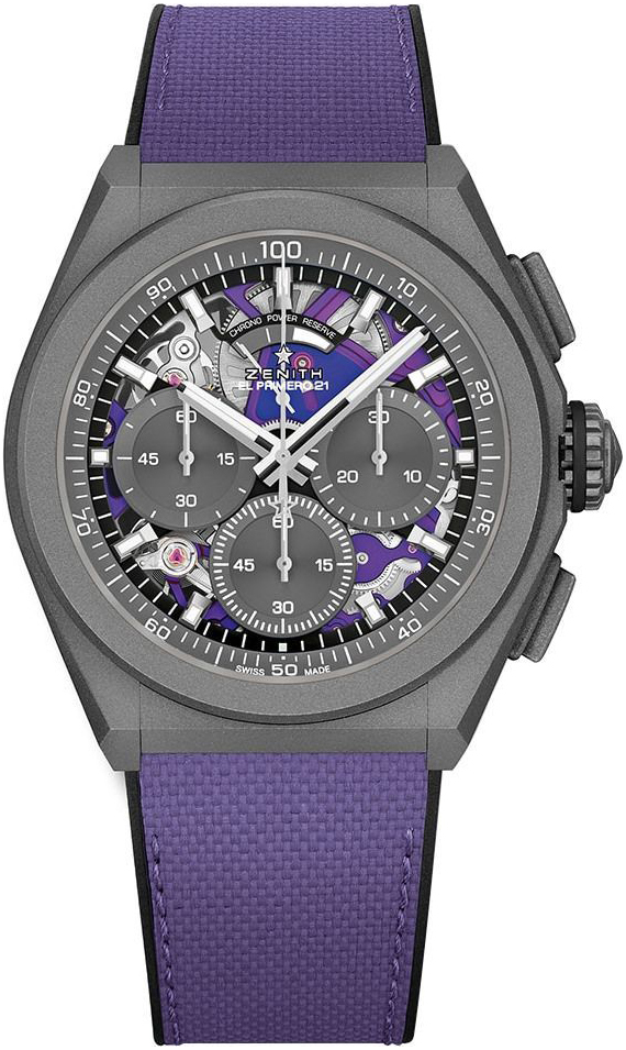 Zenith Miesten kello 97.9001.9004-80.R922 Defy El Primero Harmaa/Kumi